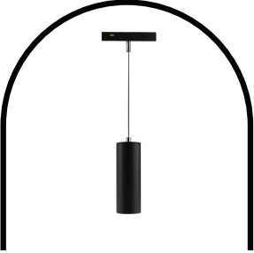 چراغ آویز استوانه ای موضعی مگنتی 6وات چراغ مگنتی آهنربایی